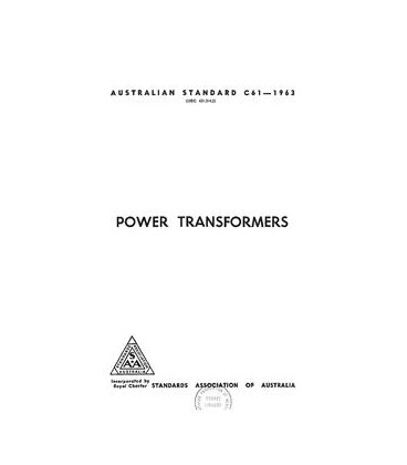 AS C61-1963                        [ Superseded ]