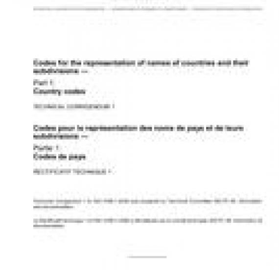 ISO 3166-1/Cor1:2007