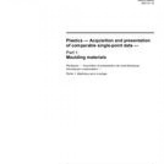 ISO 10350-1:2007
