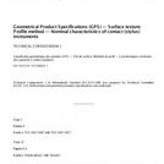 ISO 3274/Cor1:1998