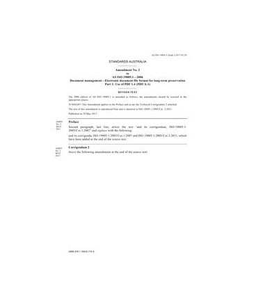 AS ISO 19005.1 Amd 2:2017