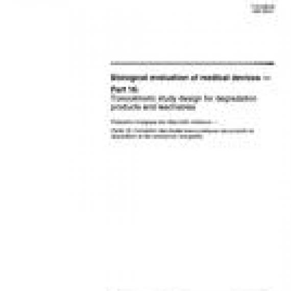 ISO 10993-16:1997