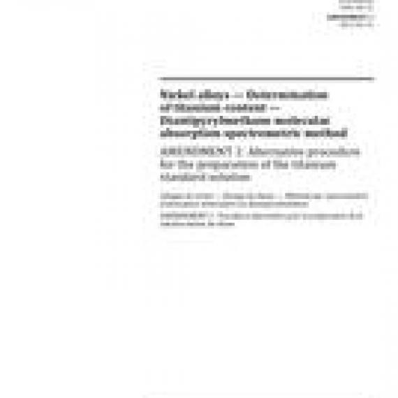 ISO 11433:1993/Amd1:2013