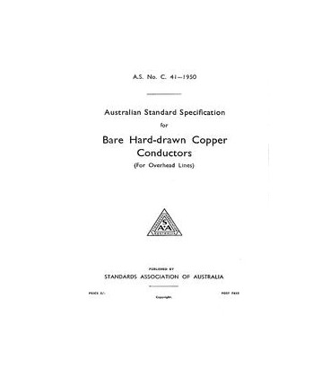 AS C41-1950                        [ Superseded ]