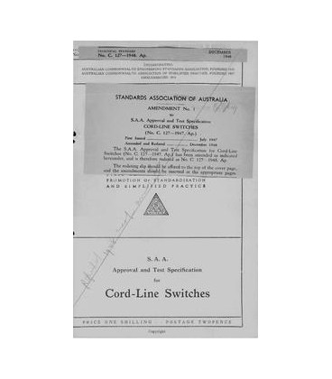 AS C127-1948                        [ Superseded ]