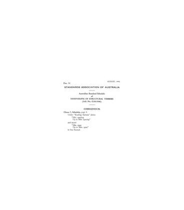 AS O56-1946 AMDT 1                        [ Superseded ]