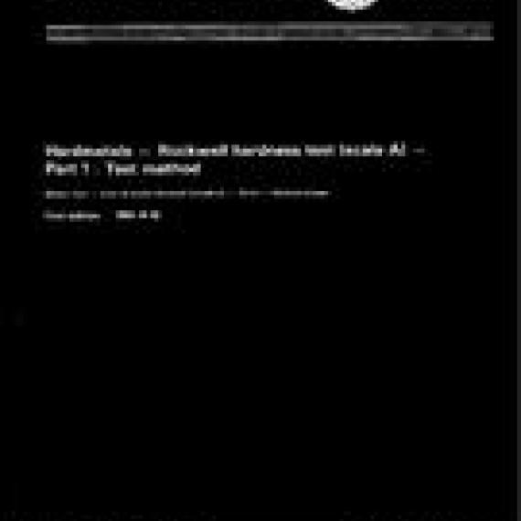 ISO 3738-1:1982