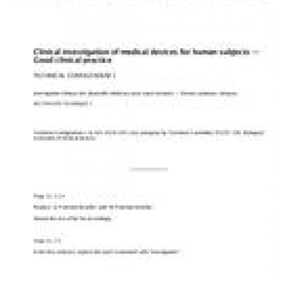 ISO 14155/Cor1:2011