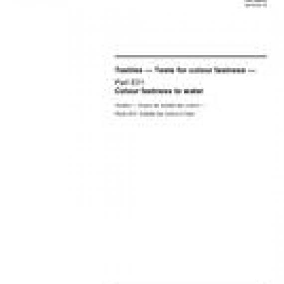 ISO 105-E01:2010