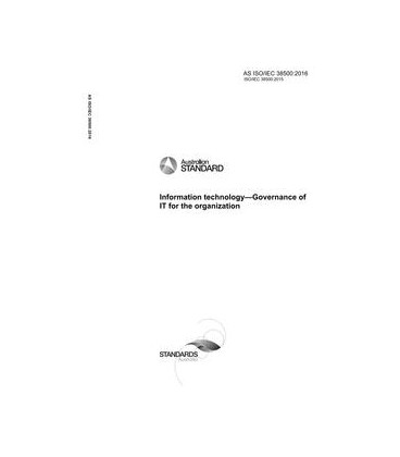 AS ISO/IEC 38500:2016
