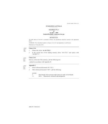 AS 4631-2005 Amd 1:2016                        [ Superseded ]