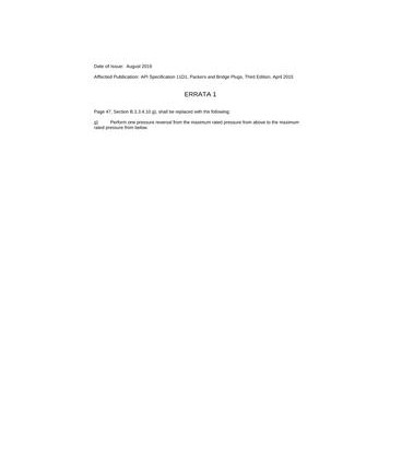 API Spec 11D1 Errata 1