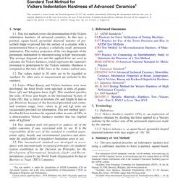 ASTM C1327-15(2019)