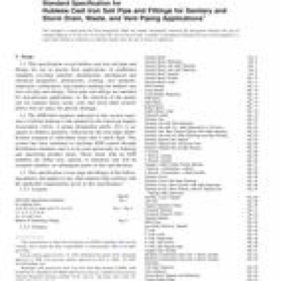 ASTM A888-18a