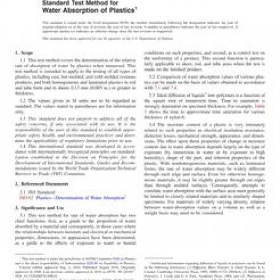 ASTM D570-98(2018)