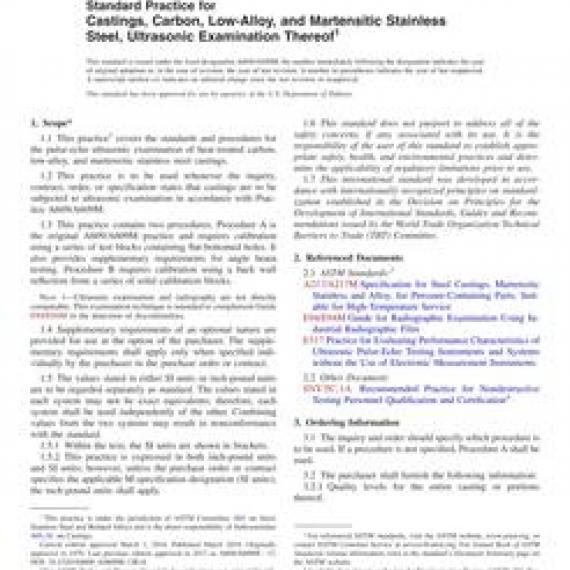 ASTM A609/A609M-12(2018)