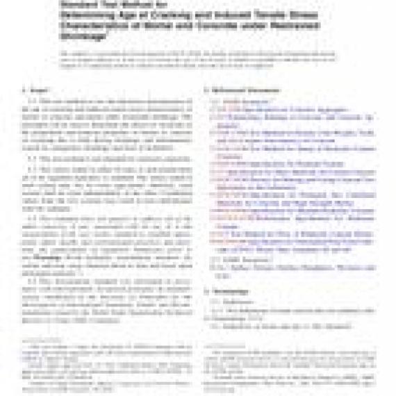 ASTM C1581/C1581M-18