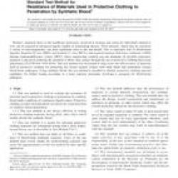 ASTM F1670/F1670M-17a