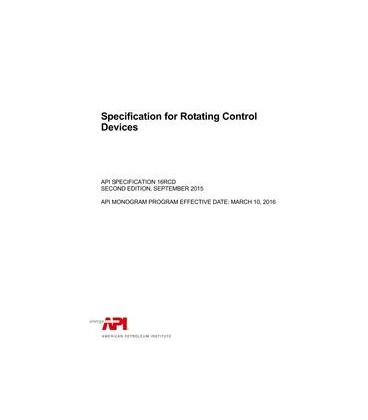 API Spec 16RCD