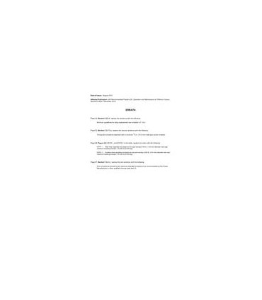 API RP 2D Errata
