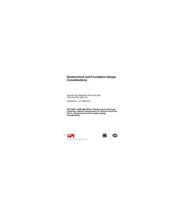 API Offshore Structure Standards Set