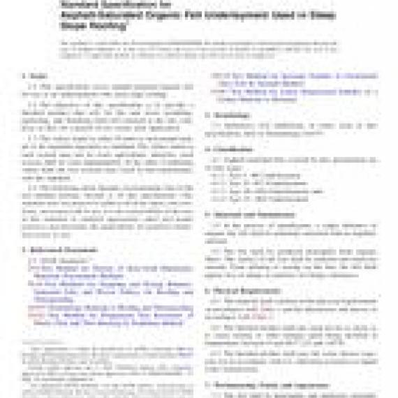 ASTM D4869/D4869M-16