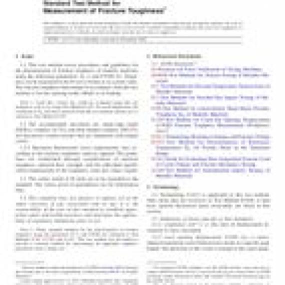 ASTM E1820-15ae1