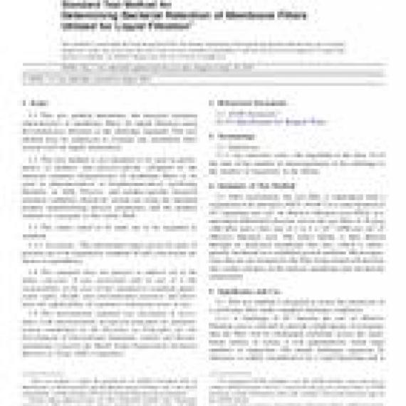 ASTM F838-15ae1