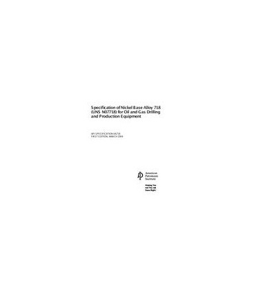 API Spec 6A718