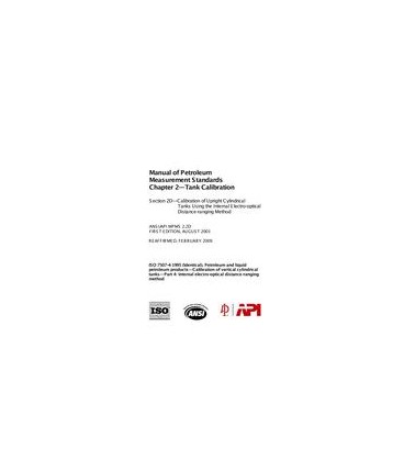 API MPMS Chapter 2.2D (R2014)