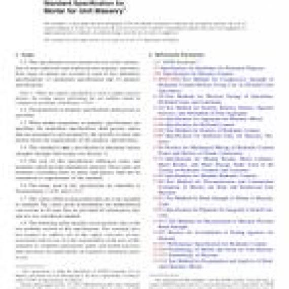 ASTM C270-14a