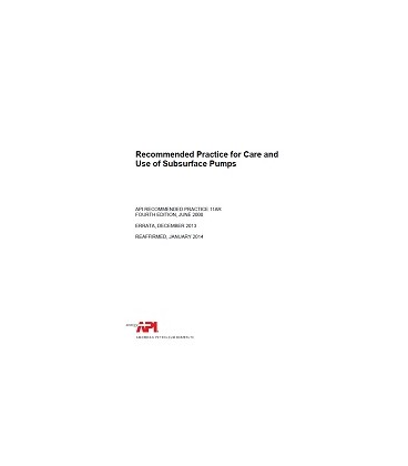 API RP 11AR (R2020)