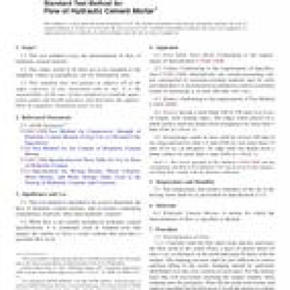 ASTM C1437-13