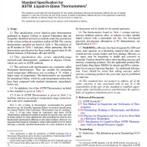 ASTM E1-13