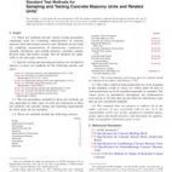 ASTM C140-13
