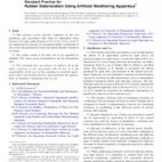 ASTM D750-12