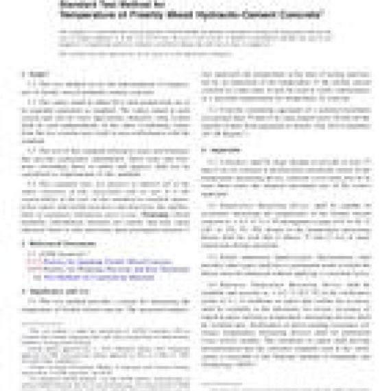 ASTM C1064/C1064M-12