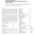 ASTM E399-12