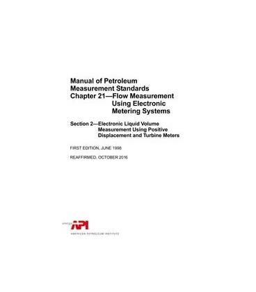 API MPMS Chapter 21.2 (R2016)