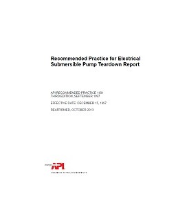 API RP 11S1 (R2020)