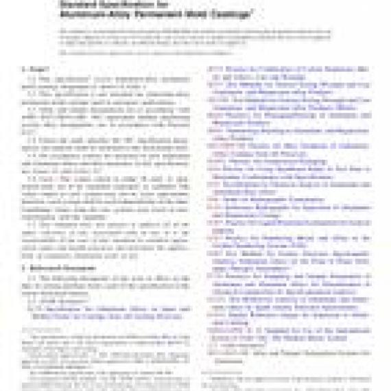 ASTM B108/B108M-11