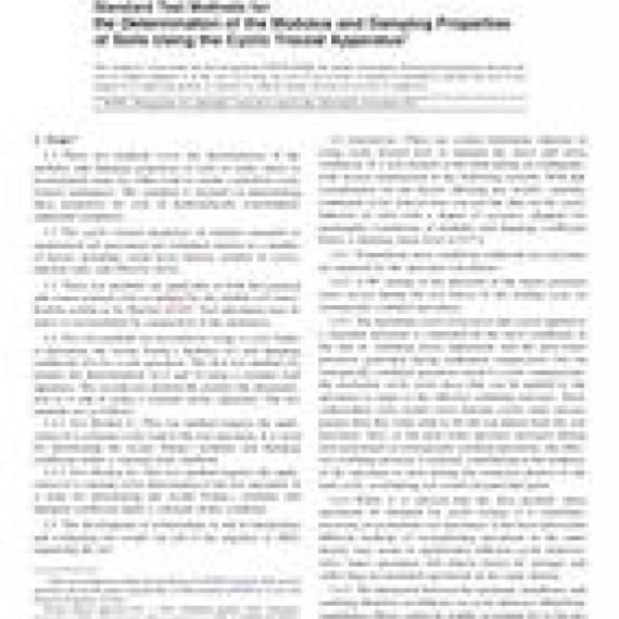 ASTM D3999/D3999M-11e1