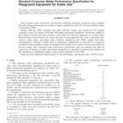 ASTM F1487-11
