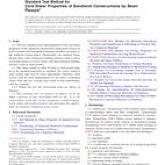 ASTM C393/C393M-11e1