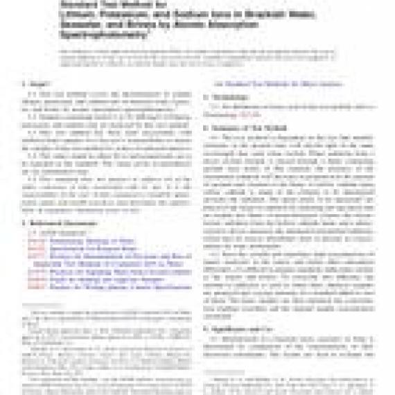 ASTM D3561-11
