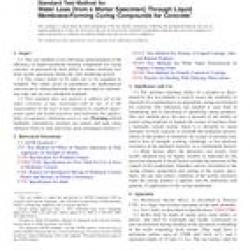 ASTM C156-11