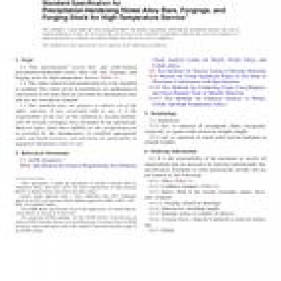 ASTM B637-06(2011)