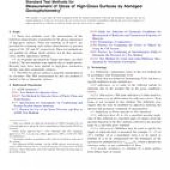 ASTM E430-11