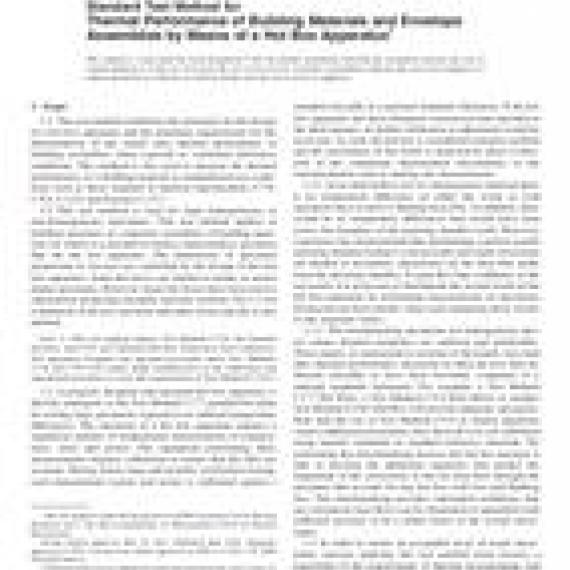 ASTM C1363-11