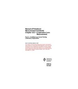 API MPMS Chapter 19.3 Part G